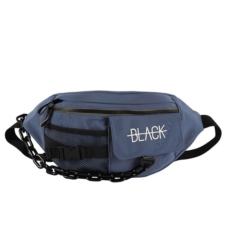 Large Capacity Waist Bag Canvas Fanny Pack For Men Unisex Belt Bag Multi-Functional Chest Bags Hip Hop Tooling Banana Waist Pack