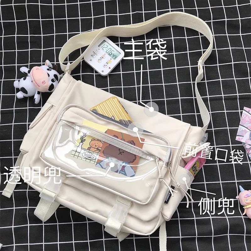 Messenger Bag Korean Ins Style Female Backpack College Large Capacity Versatile Student Postman