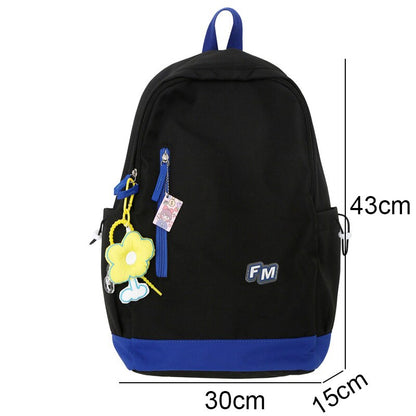 Cool Female Laptop Student Bag Girl Travel Book Backpack Fashion Women Cute Nylon School Bag Trendy Lady College Backpack Kawaii