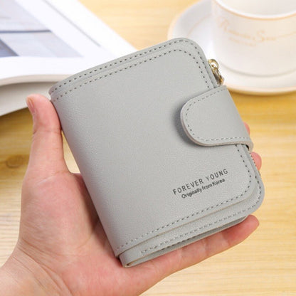 PU Leather Women Wallet Female Hasp Short Wallets Solid Color Coin Handbag For Women Fashion Multipurpose Purses Card Holder