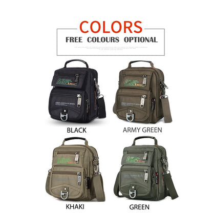 Tactical Men Messenger Nylon Bag Outdoor Army Multifunction Travel Bag Waterproof Phone Shoulder Military Crossbody Pockets 3705