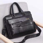 New Retro Leather Briefcase Men&#39;s Business Handbag Computer Bag Messenger Bag Shoulder Bag For 14 Inch Computer IPAD
