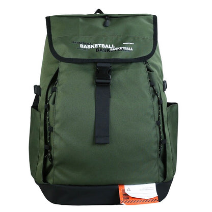 Fashion Basketball Large-Capacity Backpack Student School Backpack Men Unisex Travel Simple Casual Black Fitness Backpacks Women