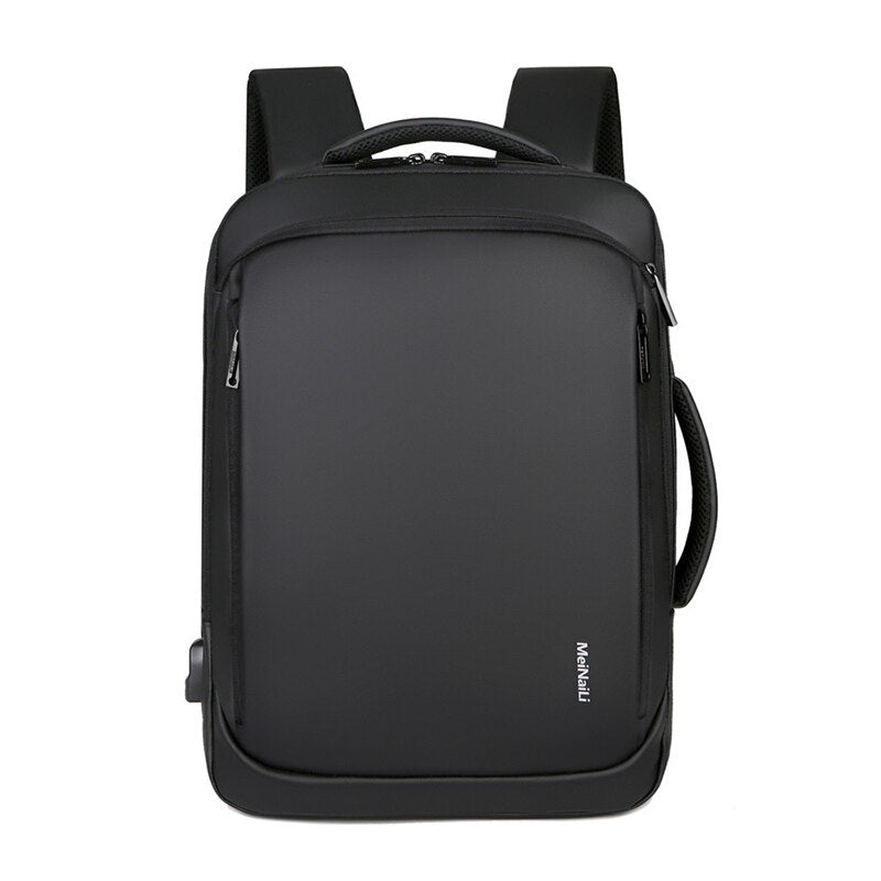 Men&#39;s Backpack 17.3 Inch Laptop Backpacks Expandable Usb Charging Large Capacity Travel Backpacking with Waterproof Bag