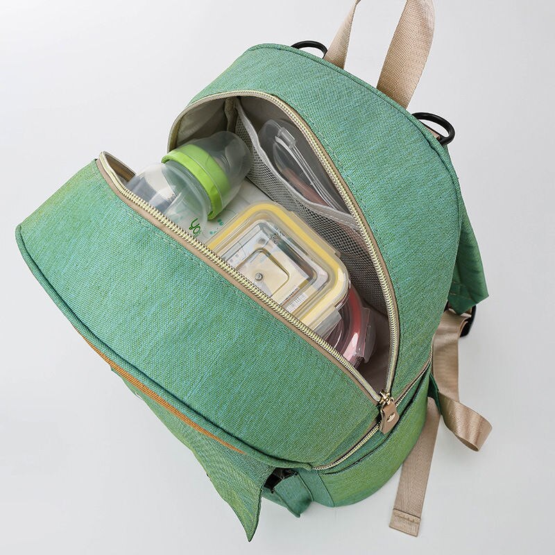 Oxford Women Waterproof School Bags Female Backpacks Mommy Outdoor Travel Backpack Picnic Women Bag Baby Bottle Storage Backpack