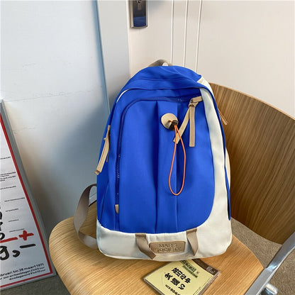 DCIMOR Cute Women Backpacks Men Multi-Pocket Cool Nylon School Backpack for Student Kawaii Laptop Bag Female Girls Book Mochilas