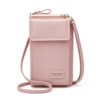 Fashion Universal Mobile Phone Purse Women Soft Leather Small Crossbody Bags Ladies Quality Shoulder Messenger Bag Clutch Bolsas