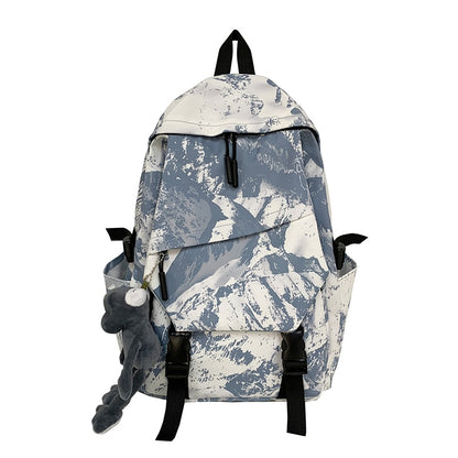 Women's Waterproof Shoolbags Large Capacity Teenager Backpack Trendy Graffiti College Bag Gril Travel Laptop Rucksack Mochila