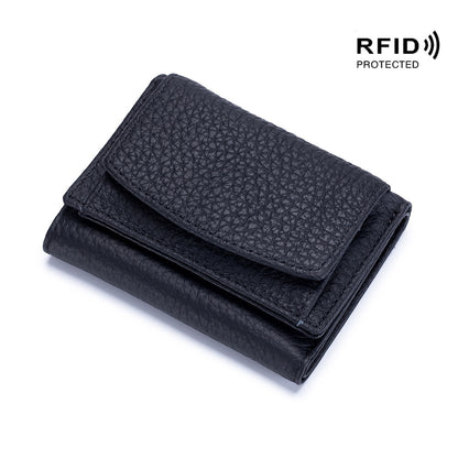 New Women Genuine Leather Purses Female Small Cowhide Wallets Lady Coin Bag Card Holder Large Capacity Money Bag Portable Clutch