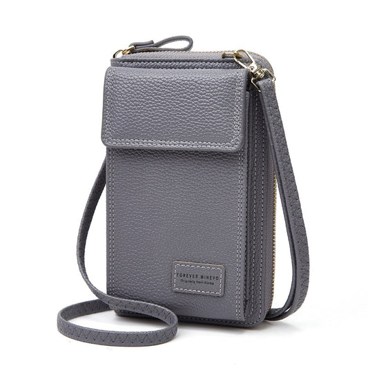 Fashion Universal Mobile Phone Purse Women Soft Leather Small Crossbody Bags Ladies Quality Shoulder Messenger Bag Clutch Bolsas