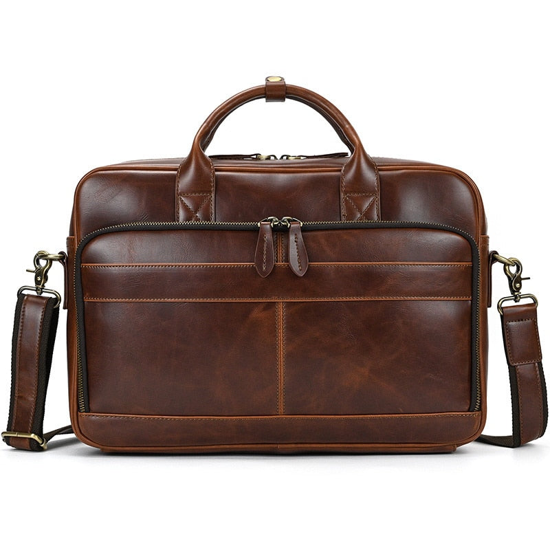 OYIXINGER Men&#39;s Business Briefcase Male Large Capacity Handbag For Man Leisure Commuting 15.6 Inch Laptop Shoulder Messenger Bag