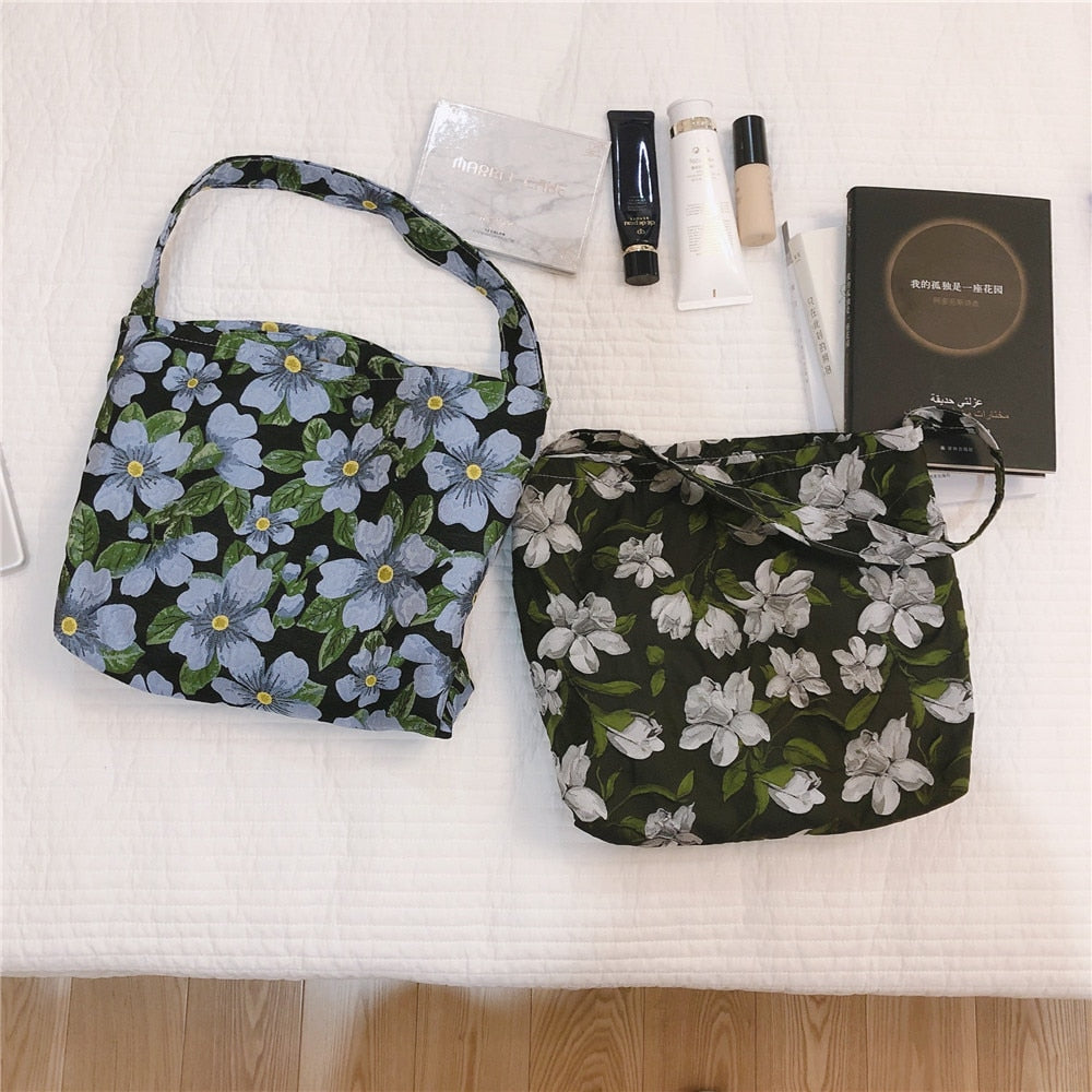 Shoulder Bag Handbag Jacquard Bag Black Vintage French  Gardenia Embossed Jacquard Right Angle Underarm Bag