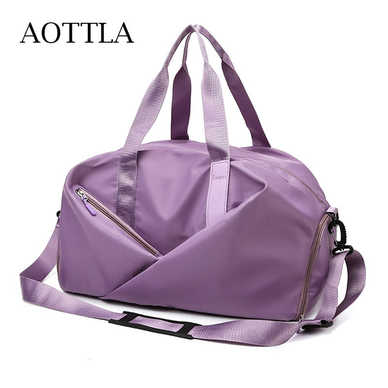 AOTTLA Handbags For Women Casual Travel Bag Large Capacity Sports Yoga Gym Bag Classic Solid Color Multi-Function Messenger Bags