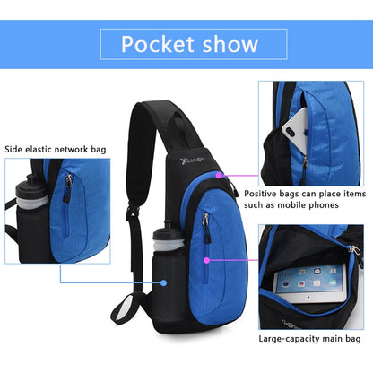 Men Shoulder Bag Fashion Messenger Bags Shoulder Crossbody Men&#39;s Sling Women&#39;s Sports Travel Pack Messenger Chest Bag for Man