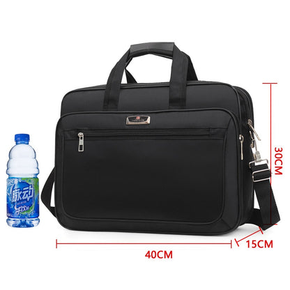 Men&#39;s Business Briefcase Weekend Travel Document Storage Bag Laptop Protection Handbag Material Organize Pouch Accessories Items