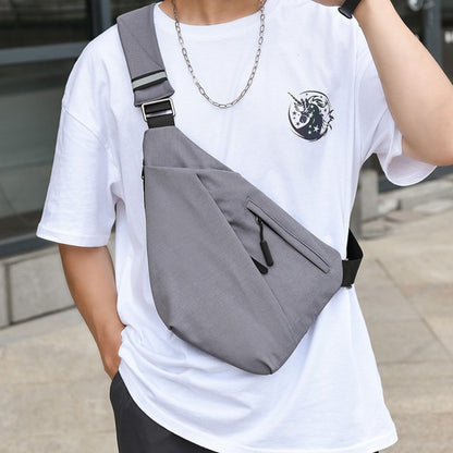 Male Anti-theft Bagpack Men Sling One Shoulder Bag Boy Waterproof Travel Small Chest Bag Slim Mini Crossbody Bag Casual Daypacks