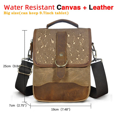 Original Leather Male Design Casual Shoulder messenger bag cowhide Fashion 8&quot; Tote Crossbody Mochila Satchel bag For Men 143-g