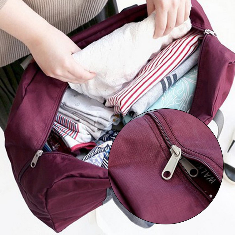 Storage Travel Bags Foldable Large Capacity Tote Carry on Luggage Handbag Color Duffel Women Men Portable Shoulder Gym Yoga Bags