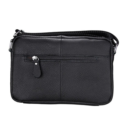 Men Shoulder Bags Genuine Leather Small Crossbody Satchel Business Brand Fashion Retro Male Bags Messenge