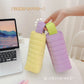 1Pc New Macaron Color Soft Makeup Bag For Women Zipper Large Female&#39;s Cosmetic Case Travel Make Up Toiletry Bag Washing Pouch