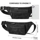 HcanKcan Waterproof Men&#39;s Waist Bag Casual Chest Pack Fashion Crossbody Bags For Men Multifunctional Shoulder Bag Man Belt Pouch