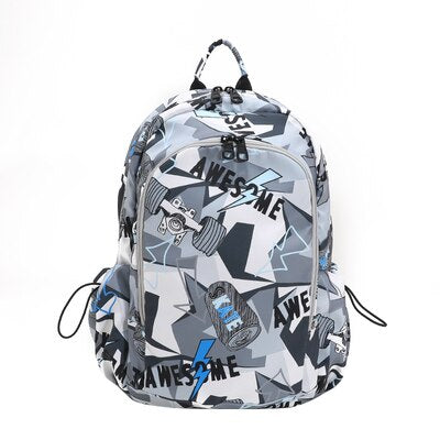 Original Graffiti Big Capacity Women Men&#39;s Backpacks High Middle School Boys College Book Bags 15.6&quot; Computer Travel Out Door