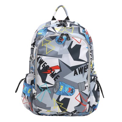 Original Graffiti Big Capacity Women Men&#39;s Backpacks High Middle School Boys College Book Bags 15.6&quot; Computer Travel Out Door