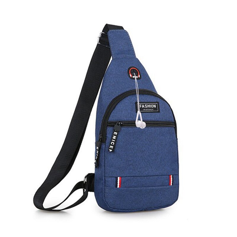 Men Multifunction Shoulder Bag Fashion Oxford Crossbody Bag on Shoulder Travel Bag Pack Messenger Pack Chest Bag for Male Bags