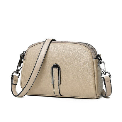 Luxury Fashion Women Genuine Leather Bags Brand Designer Top Layer Cowhide Shoulder Crossbody Bag Casual Trend Lady Small Purse