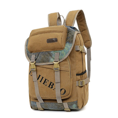 Classic Canvas Backpack Men Large Capacity Travel Men Backpack Bag Casual Computer Laptop Backpack Men Preppy Style School Bag