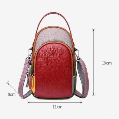 100% Genuine Leather Women Handbag Designer Mini Mobile phone bags and wallets Fashion Shoulder Bag Fashion Female Messenger Sac