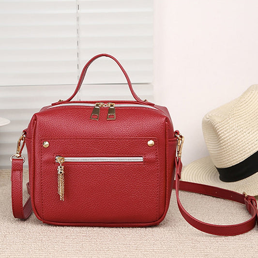 Women Shoulder Bag Ladies Shoulder Messenger Bag High Quality PU Leather Handbags Casual Candy Color Women Bags