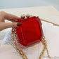 JIN YIDE Acrylic Big Chain  Mini Bag Women&#39;s Shoulder Bag Transparent New Fashion Messenger Red Bag Messenger Bag