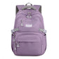 Women&#39;s Backpack Fashion Solid Color Backpack Teenage Girls School Shoulder Bag Waterproof Nylon Bagpack