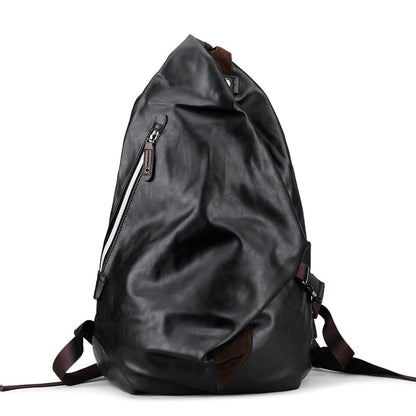 Casual Men&#39;s Brand Design PU High-End Backpack Long-Distance Multi-Function Large Capacity High Quality Classic Backpack New