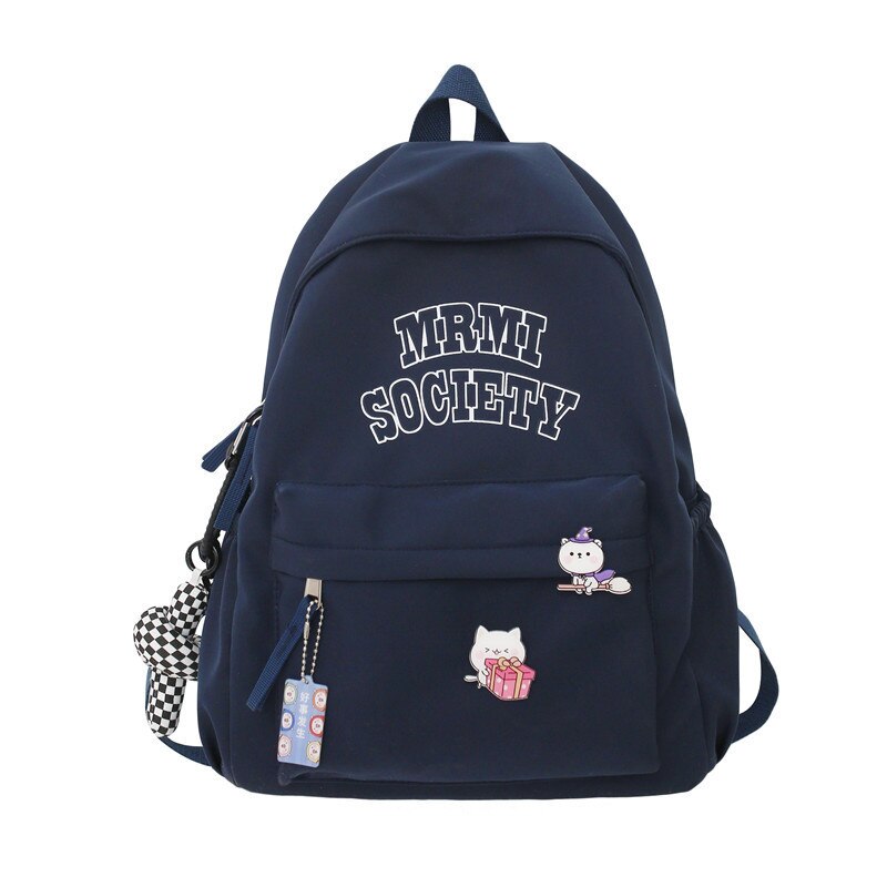 JOYPESSIE Fashion Simple Letter Women Backpack Girl Boy Laptop Rucksack Student Lovers School Bag Femal Shoulder Travel Mochila