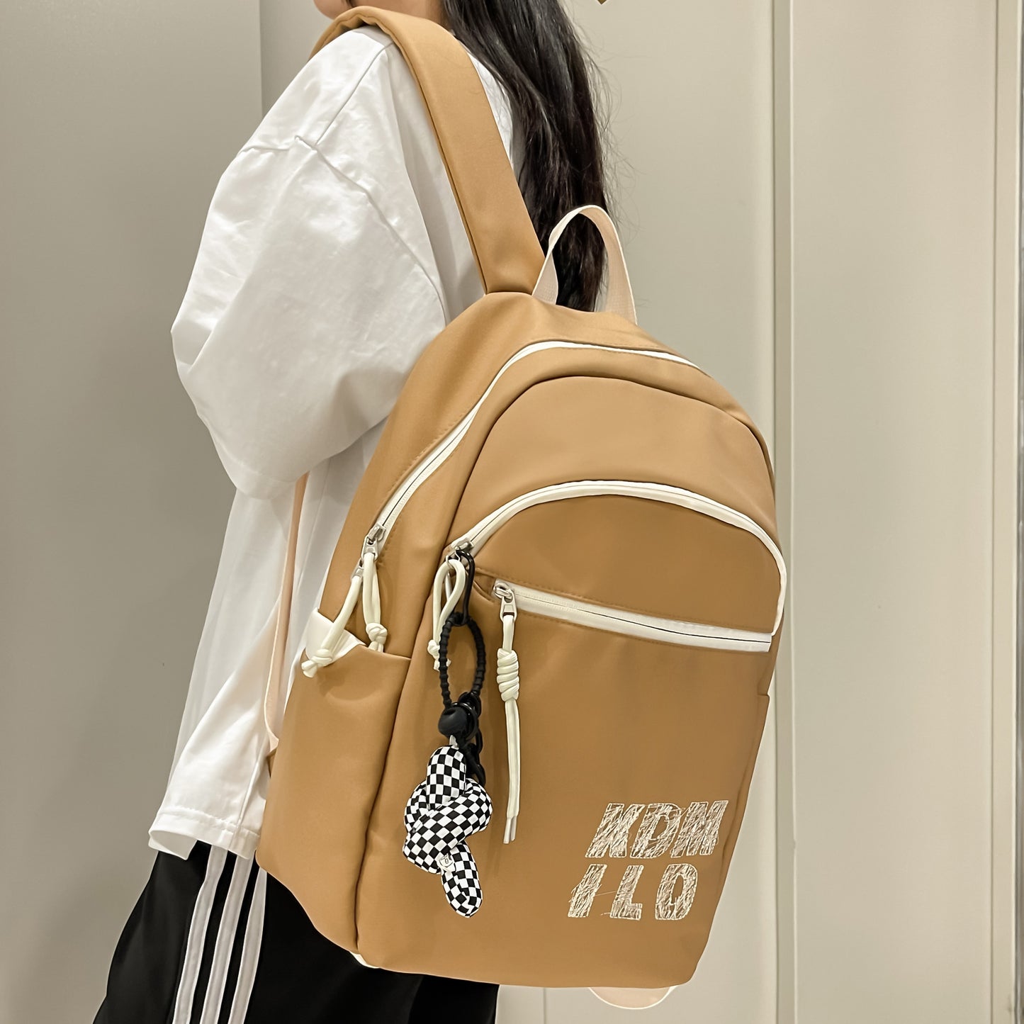 New Female Laptop College Backpack Fashion Girl Travel School Bag Women Nylon Student Backpack Cool Lady Trendy Leisure Book Bag