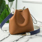 Women Bucket Bag Luxury Shoulder Crossbody Handbag High Quality Large Capacity Solid Color Bags New Fashion Casual Messenger Bag