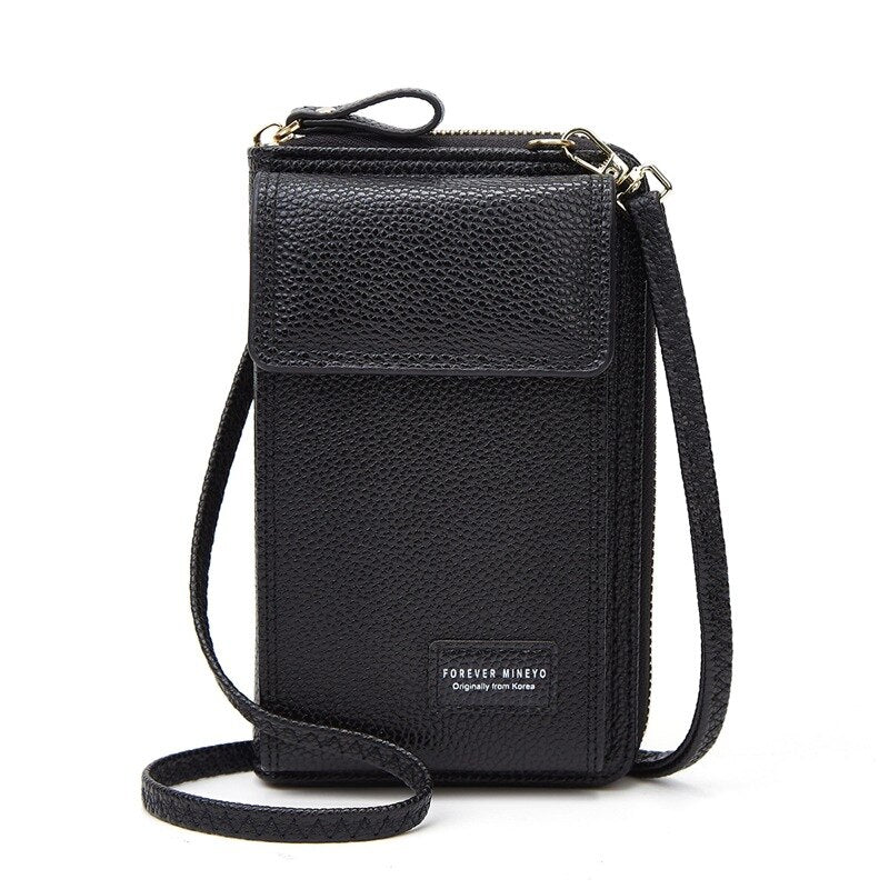 Fashion Universal Mobile Phone Purse Women Soft Leather Small Crossbody Bags Ladies Quality Shoulder Messenger Bag Clutch Bolsas