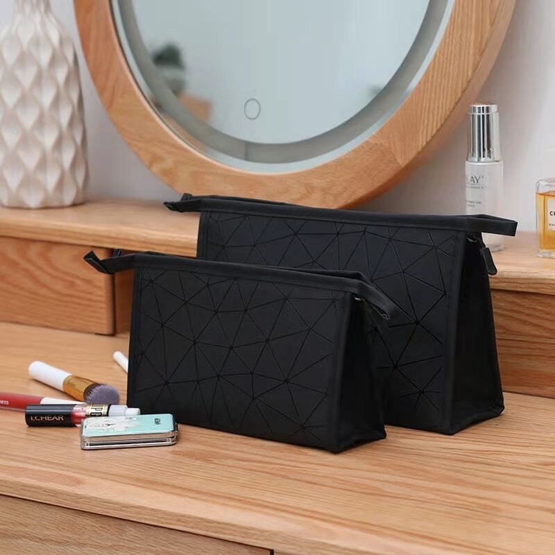 Fashion Women Travel Cosmetic Bag Multifunction Makeup Bags PU Leather Waterproof Portable Toiletries Organizer Make up Cases