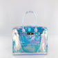 Women&#39;s Handbag Jelly Bag Transparent Laser PVC Platinum Shoulder Bag Fashion Single Shoulder Diagonal Bags for Women Purse