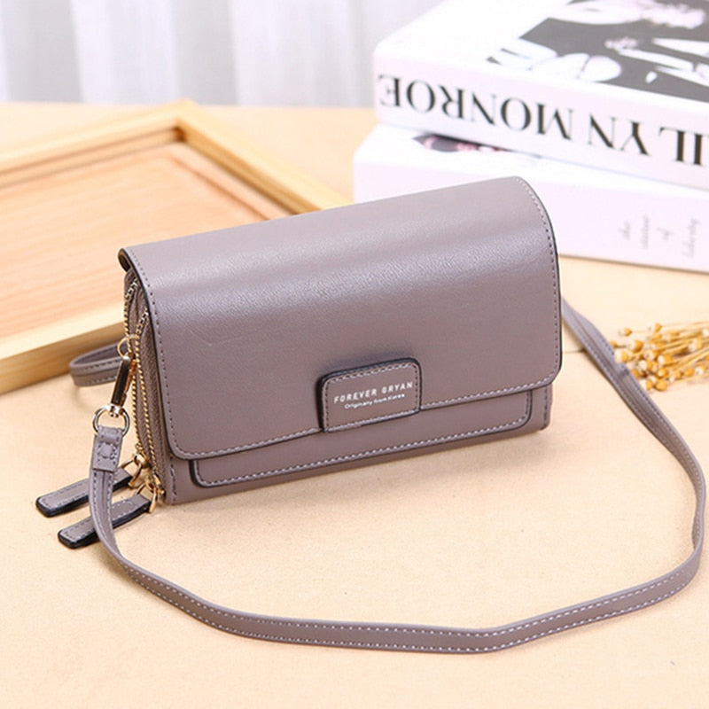 New Women Pu Leather Handbags Female Multifunctional Large Capacity Shoulder bags Fashion Crossbody Bags For Ladies Phone Purse