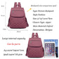 Waterproof Backpack for Women Bags Female School Bags Fashion Ladies Girls Travel Backpack Solid Color Women Shoulder Backpacks