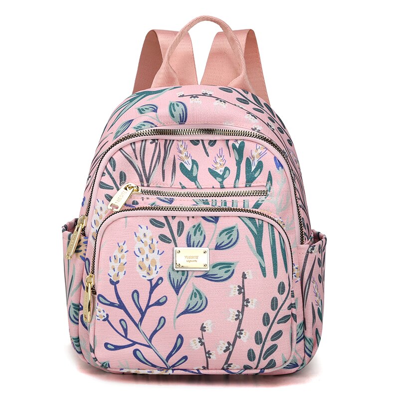 Fashion Women Soft Nylon Small Backpack Designers Brand Multifunction Solid School Bags for Teenage Girls Mochila Feminina