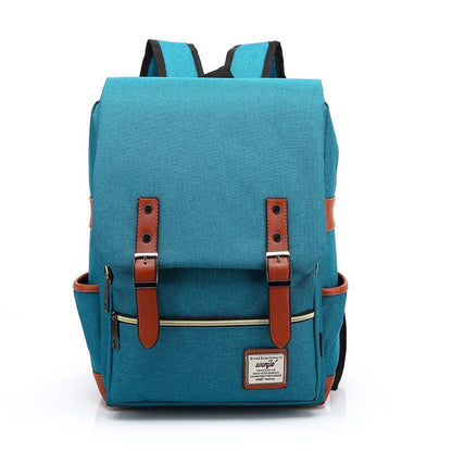 Vintage Unisex Oxford Waterproof Backpacks Large Capacity Women Canvas Travel Bag Youth Students School Books Laptop Backpack