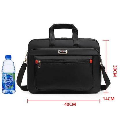 Men&#39;s Business Briefcase Weekend Travel Document Storage Bag Laptop Protection Handbag Material Organize Pouch Accessories Items