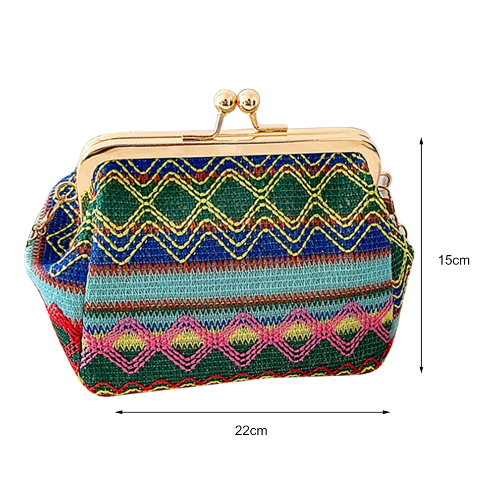 Summer New Straw Woven Clutches Bags Fashion National Style Chain Crossbody Bags for Women Shoulder Bags Small Messenger Bags