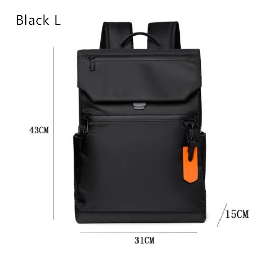 High Quality Waterproof Men's Laptop Backpack Fashion Brand Designer Black Backpack for Business Urban Man Backpack USB Charging