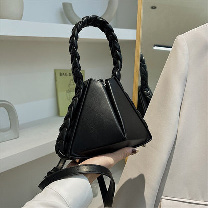 MABULA Fashion Luxury Design Women Shoulder Bags Small Bucket Totes Geometric Chic Handbags High Quality Crossbody Bag New Purse