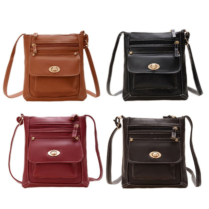 Women Shoulder Bags Stylish Ladies PU Leather Messenger Bags Retro Women Classic Crossbody Bags Small Purse for Outdoor